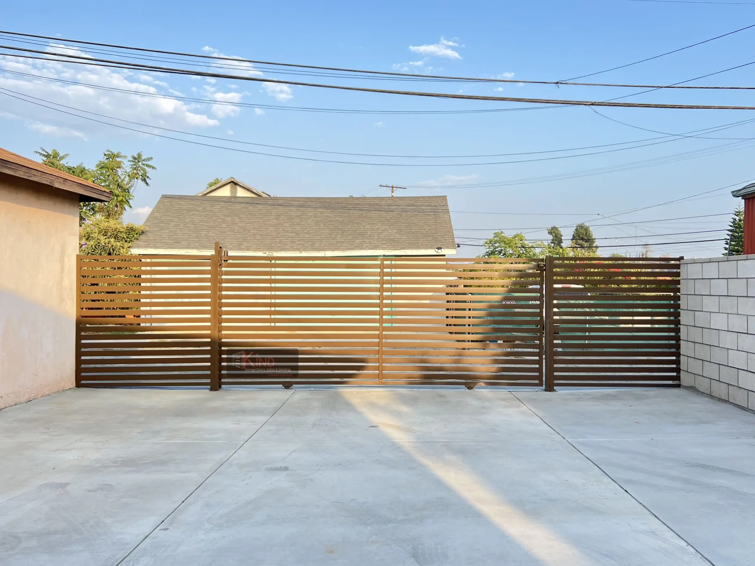Professional handling Driveway Gate Repair on damaged track ensuring stable gate movement